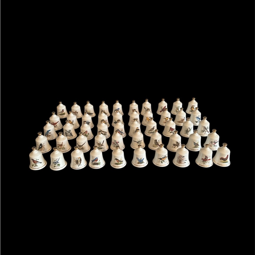 Danbury Mint 50 State Bird Bell Collection